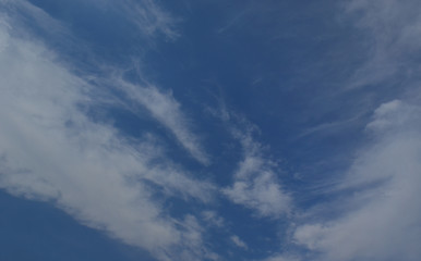 blue sky with clouds