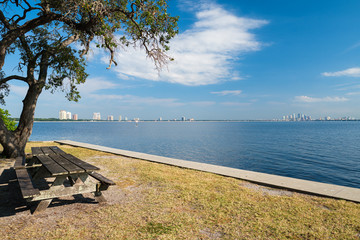 Tampa Park along Hillsborough Bay