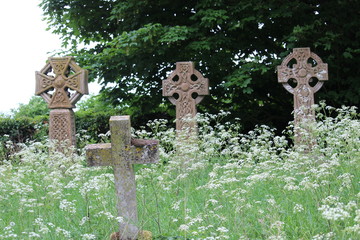 Celtic gravestones