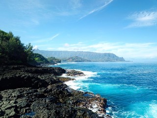 Hawaiian coastline