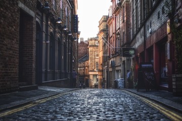 narrow street in Newcastle