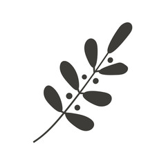 Vector illustration of decorated by monochrome wreath. Beautiful graphic design for cards, invitations, banners, posters