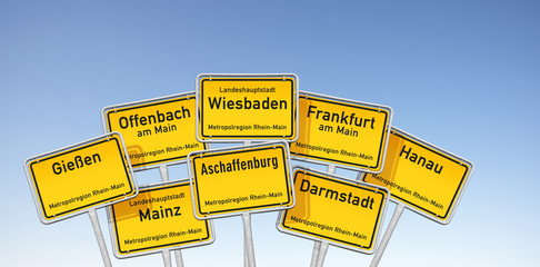 Städte der Metropolregion Rhein-Main