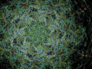 Imaginatory fractal background Image