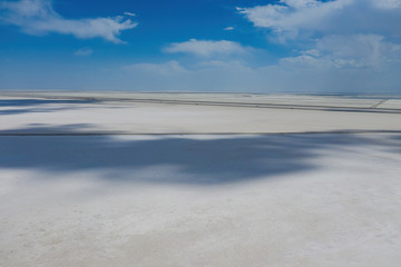 Aerial view of the special Bonneville state park
