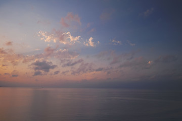 clouds and sky at sunrise