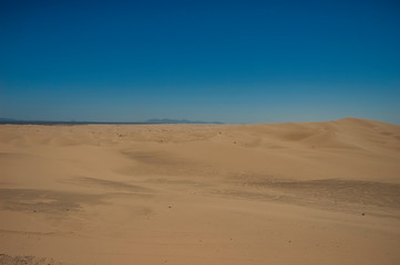Fototapeta na wymiar Sand Dunes Flat