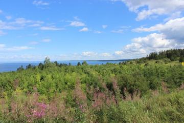 View of Lac St-Jean in Quebec