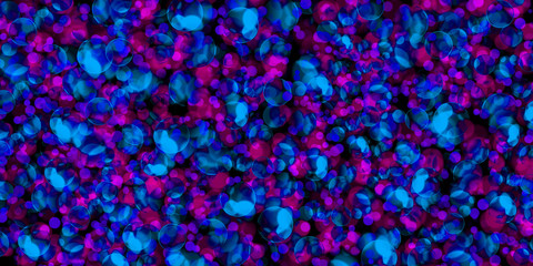 Abstract background of various bokeh lightes