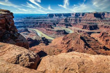 Colorado River in Canyonlands National Park Utah USA