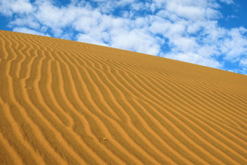 SAND DUNES AND SAND PATTERNS IN THE NAMIB DESERT IN NAMIBIA