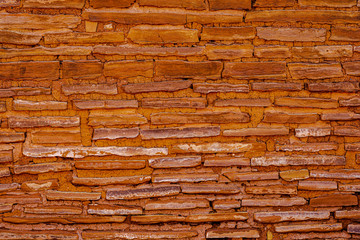 Stone wall at Wupatki Pueblo