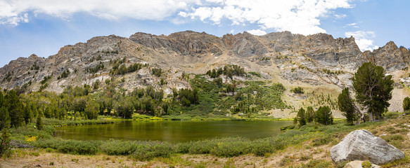 Afternoon view of the beautiful Castle Lake