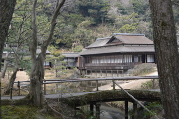 横浜　三渓園の風景