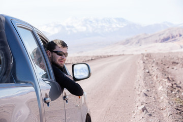 traveller enjoying chile vacation