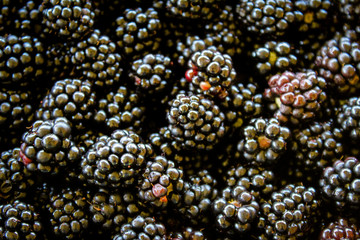 Full frame shot of the blackberries.