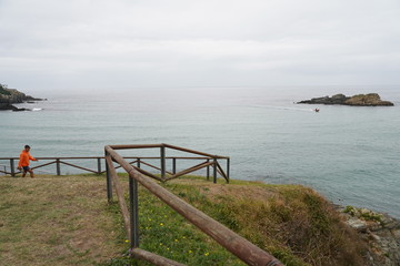 Obraz premium Tapia de Casariego, beautiful coastal village in Asturias,Spain. 