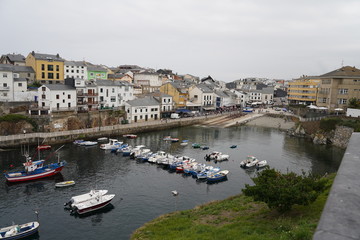 Fototapeta premium Tapia de Casariego, beautiful coastal village in Asturias,Spain. 