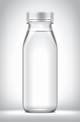 Plastic Bottle on background. 