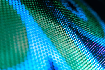 CloseUp LED blurred screen. LED soft focus background. abstract background ideal for design.