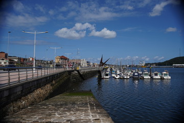 Aviles, historical city of  Asturias,Spain