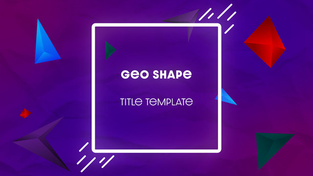 Geo Shape Title