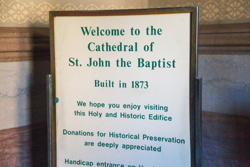 Cathedral of St. John the Baptist church in Savannah Georgia 