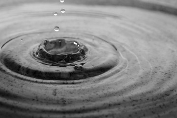 Fototapeta na wymiar Close up of water droplet