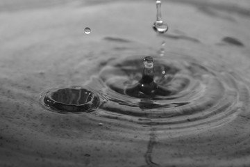 Fototapeta na wymiar Close up of water droplet