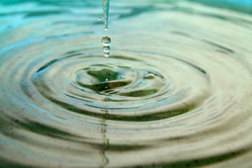 Close up of water droplet