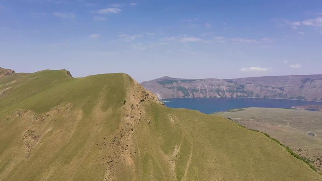Nemrut crater lake is a freshwater crater lake in Bitlis Province, eastern Turkey. It is part of Nemrut Caldera, a volcanic caldera atop Volcano Nemrut.