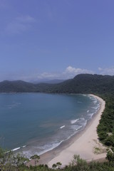View of the beach named "Praia do Sono" in Paraty, Rio de Janeiro - Brazil.