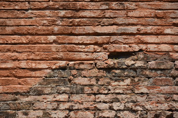 Concrete bricks rough surface brown color background use for building and construction of walls and buildings