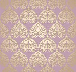 traditional paisley floral pattern , textile , Rajasthan, India	