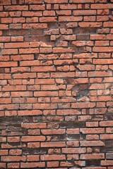 Concrete bricks rough surface brown color background use for building and construction of walls and buildings