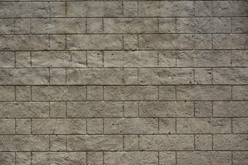 Concrete bricks rough surface brown color background use for building and construction of walls and buildings