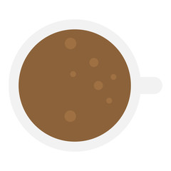 Isolated coffee cup icon. Hot beverage - Vector