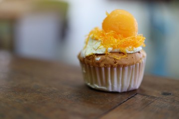 muffins with chocolate