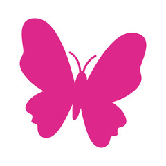 butterfly pink silhouette style icon