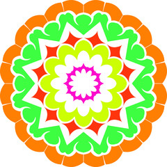 Colorful Mandalas for coloring book. Decorative round ornaments.vector mandala design.