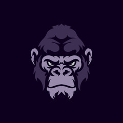 Gorilla logo mascot template