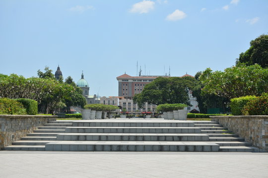 Plaza moriones at Intramuros in Manila, Philippines