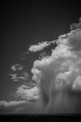 storm clouds and lightning