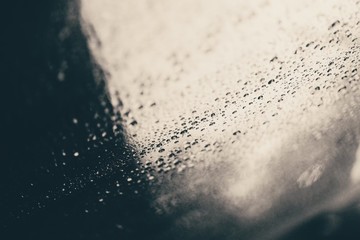 water drops on the window