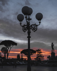 Obraz premium sunset in florence italy
