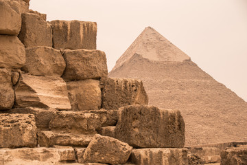 Fototapeta na wymiar Pyramid of Khafre, Giza, Egypt