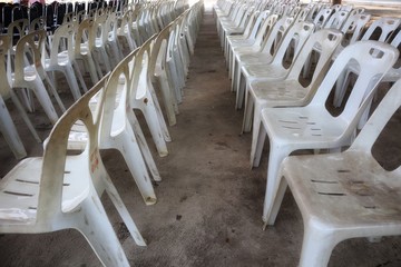 chairs in a restaurant