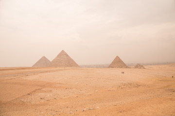 Fototapeta na wymiar great pyramids of giza, Egypt