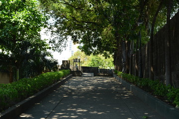 Fototapeta premium Medio baluarte de San Francisco rampart at Intramuros in Manila, Philippines