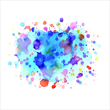 colorful watercolor background. Vector eps10